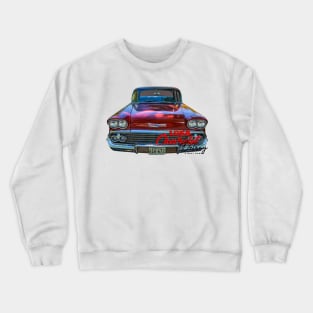 1958 Chevrolet Delray 4 Door Sedan Crewneck Sweatshirt